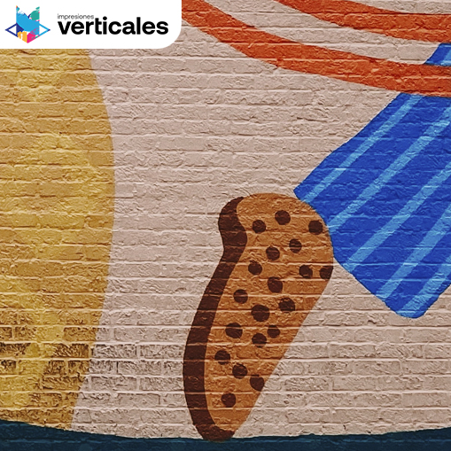 Impresión sobre mural exterior