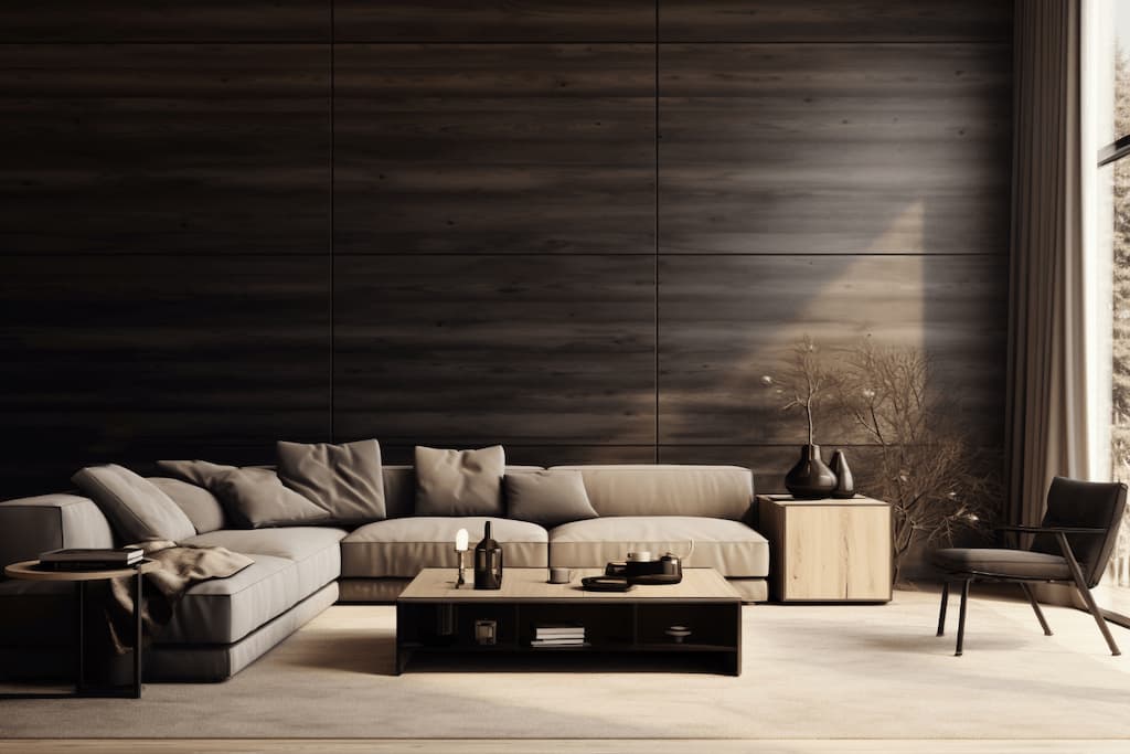 Qué colores combinan con la madera oscura